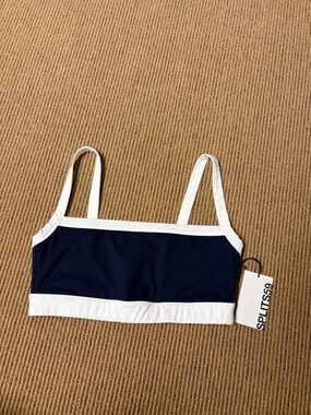 Splits59 monah rigor bra indigo/white